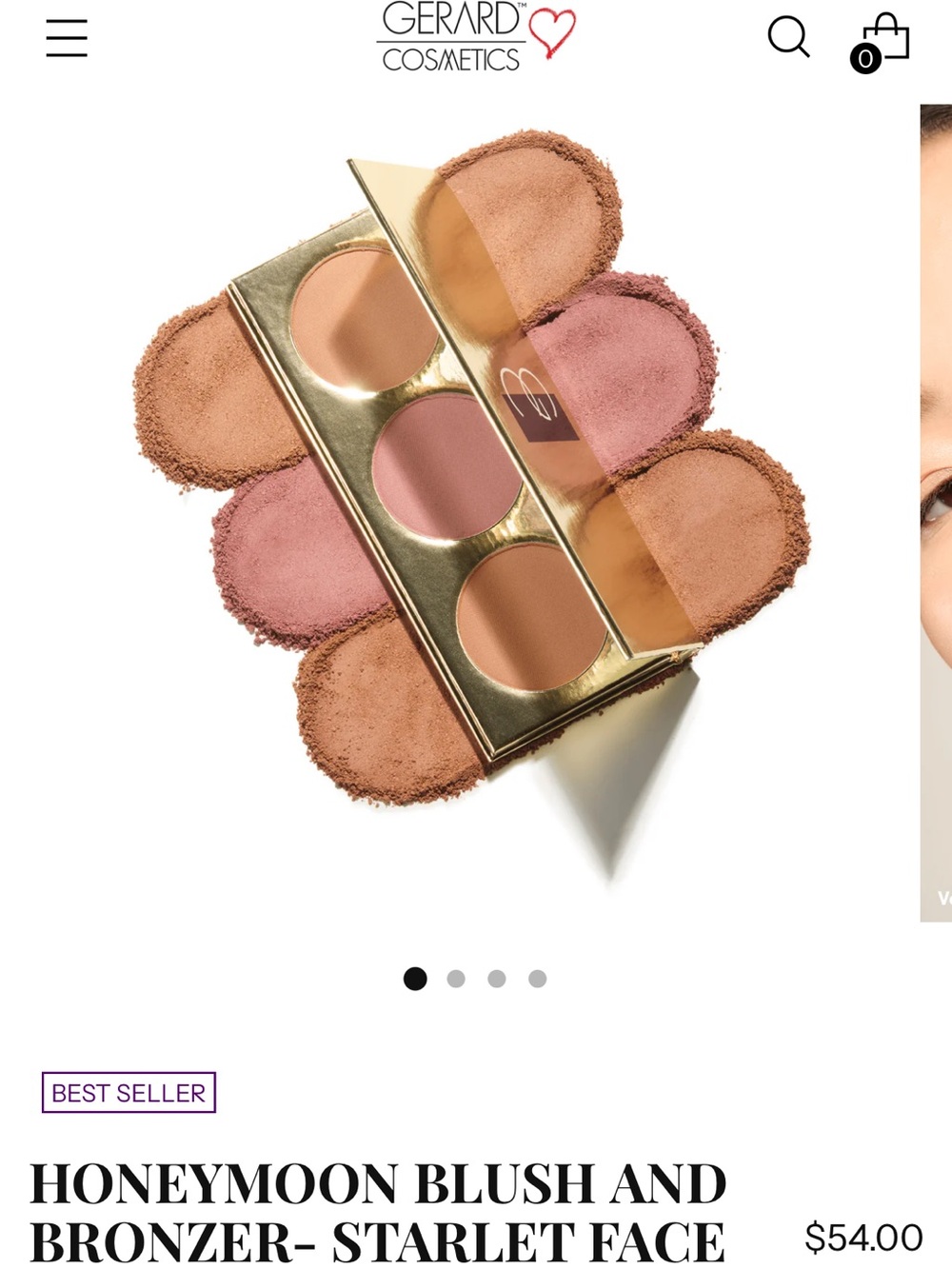 Gerard Cosmetics Starstruck Highlighter Face Palette